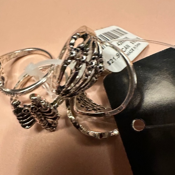 Torrid Silver Gothic Ring Set NWT - Picture 6 of 9